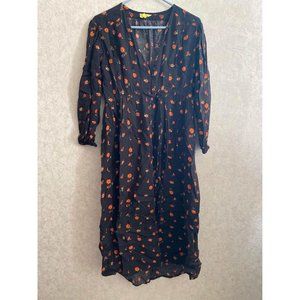 Urban Gypsy women’s small black floral dress